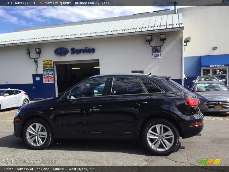 Brilliant Black / Black 2018 Audi Q3 2.0 TFSI Premium quattro