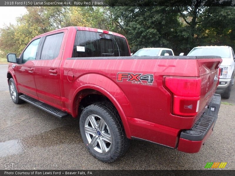 Ruby Red / Black 2018 Ford F150 Lariat SuperCrew 4x4