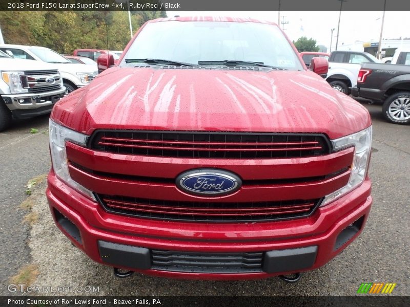 Ruby Red / Black 2018 Ford F150 Lariat SuperCrew 4x4