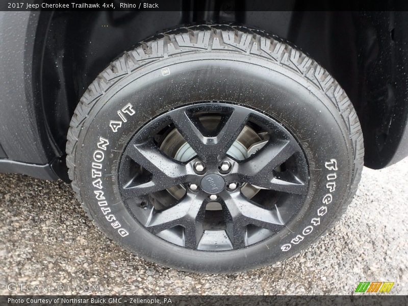 Rhino / Black 2017 Jeep Cherokee Trailhawk 4x4