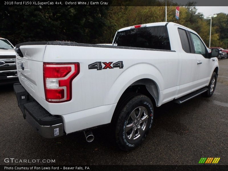 Oxford White / Earth Gray 2018 Ford F150 XL SuperCab 4x4