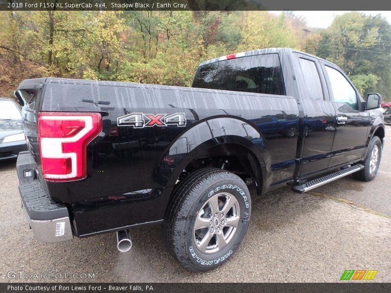Shadow Black / Earth Gray 2018 Ford F150 XL SuperCab 4x4