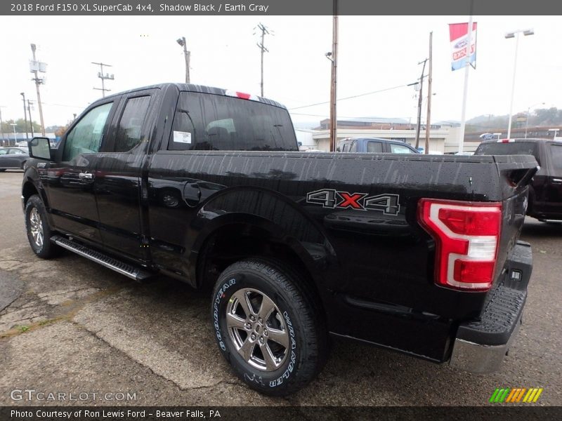 Shadow Black / Earth Gray 2018 Ford F150 XL SuperCab 4x4