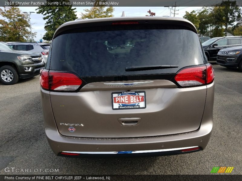 Molten Silver / Black/Alloy 2018 Chrysler Pacifica Touring L Plus