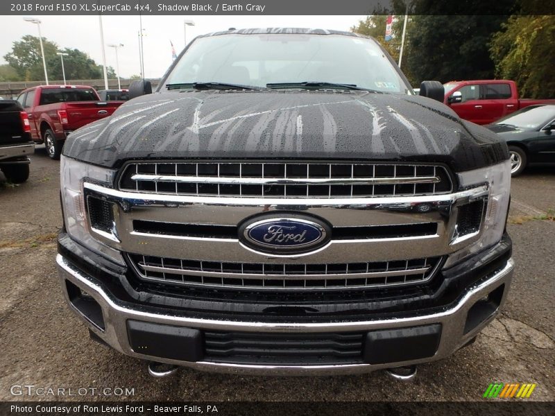 Shadow Black / Earth Gray 2018 Ford F150 XL SuperCab 4x4