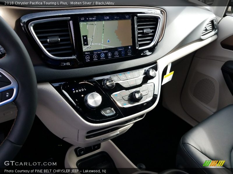 Molten Silver / Black/Alloy 2018 Chrysler Pacifica Touring L Plus