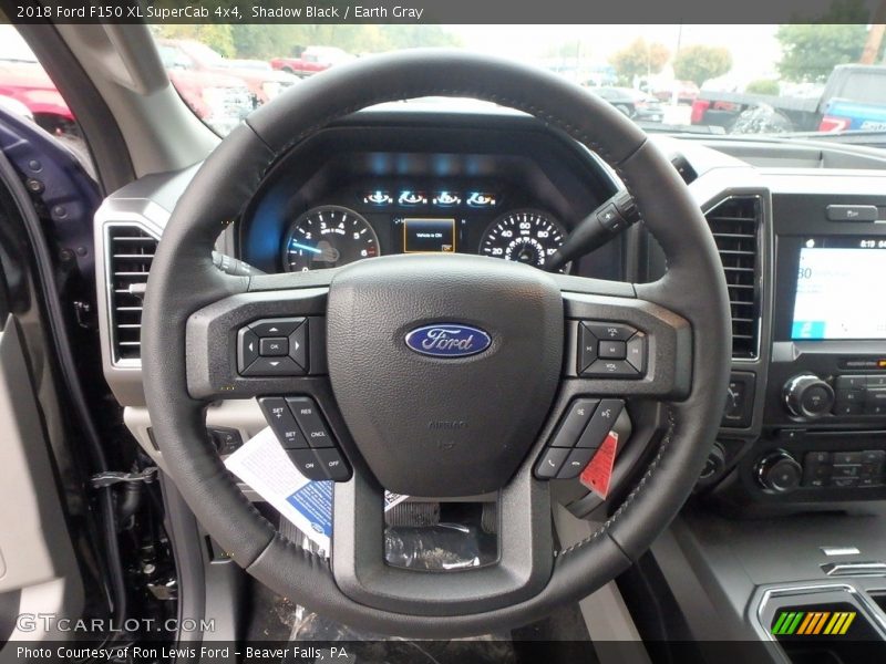 Shadow Black / Earth Gray 2018 Ford F150 XL SuperCab 4x4