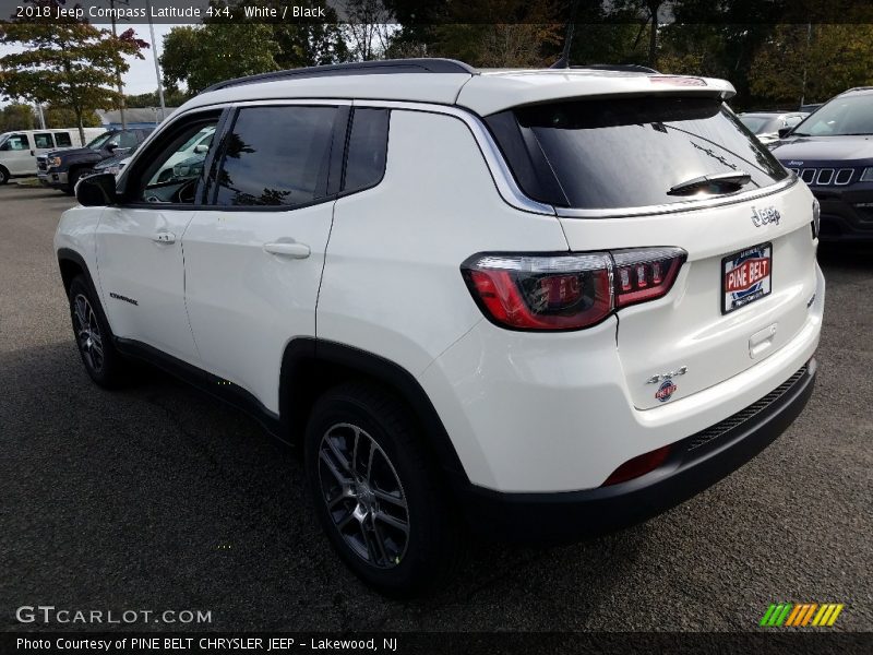 White / Black 2018 Jeep Compass Latitude 4x4