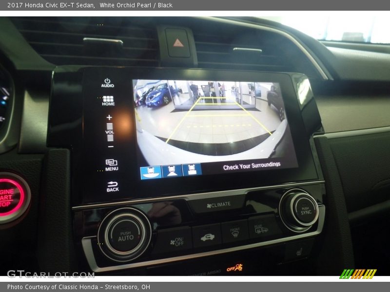 White Orchid Pearl / Black 2017 Honda Civic EX-T Sedan