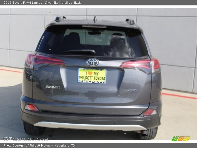 Silver Sky Metallic / Black 2016 Toyota RAV4 Limited
