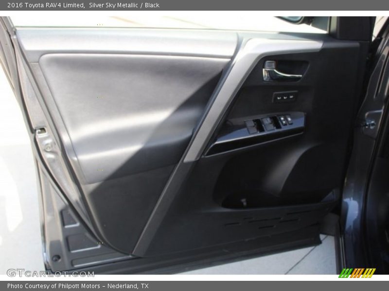 Silver Sky Metallic / Black 2016 Toyota RAV4 Limited