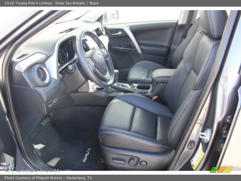 Silver Sky Metallic / Black 2016 Toyota RAV4 Limited