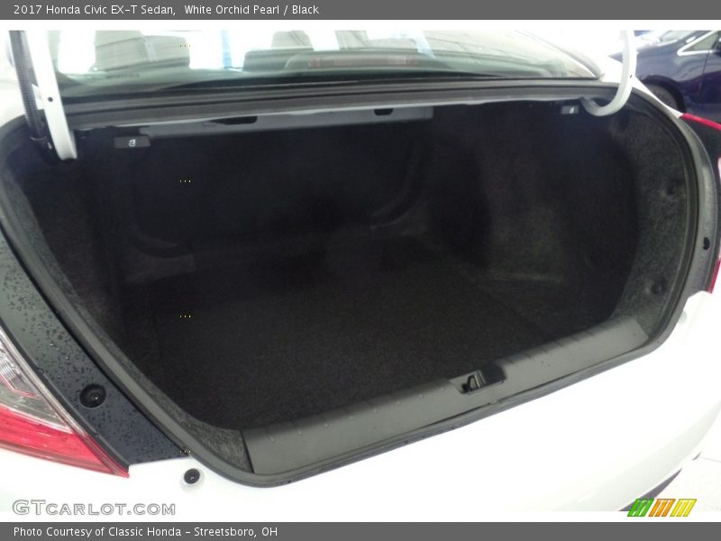 White Orchid Pearl / Black 2017 Honda Civic EX-T Sedan