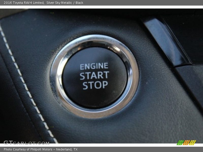 Silver Sky Metallic / Black 2016 Toyota RAV4 Limited