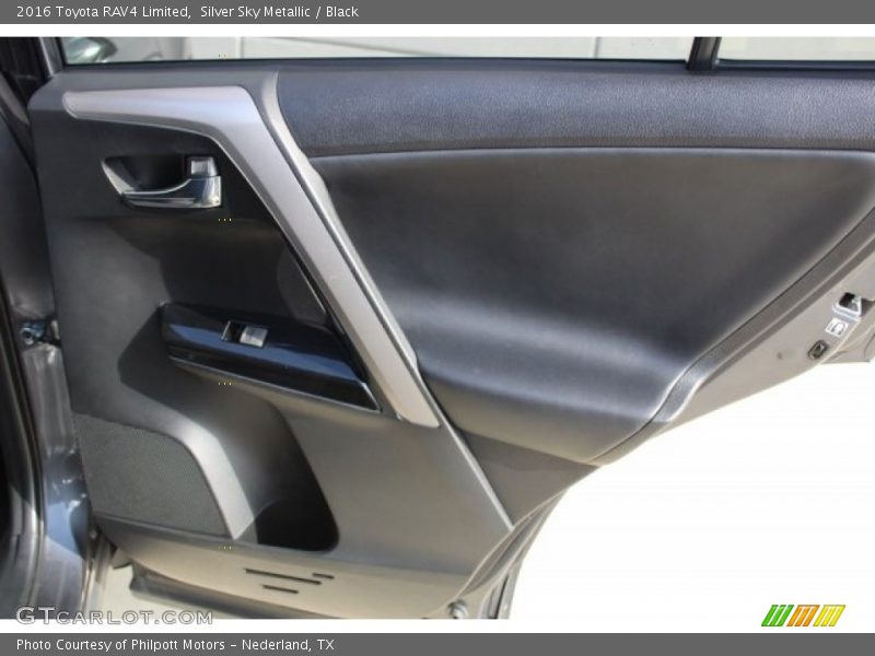 Silver Sky Metallic / Black 2016 Toyota RAV4 Limited
