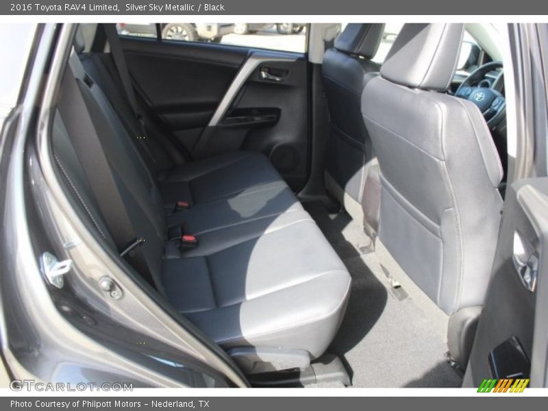 Silver Sky Metallic / Black 2016 Toyota RAV4 Limited