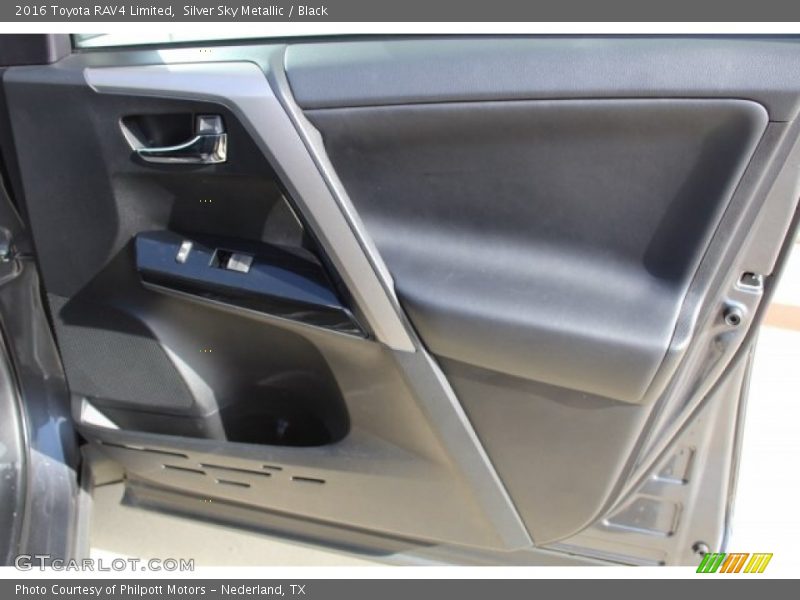 Silver Sky Metallic / Black 2016 Toyota RAV4 Limited
