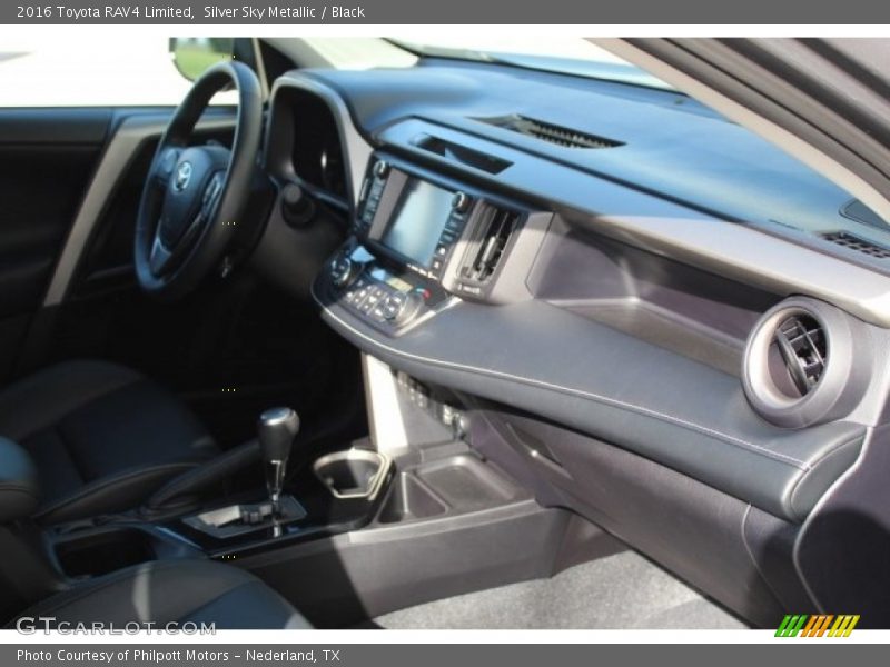 Silver Sky Metallic / Black 2016 Toyota RAV4 Limited