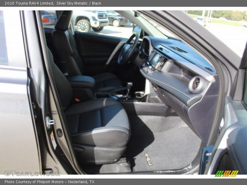 Silver Sky Metallic / Black 2016 Toyota RAV4 Limited