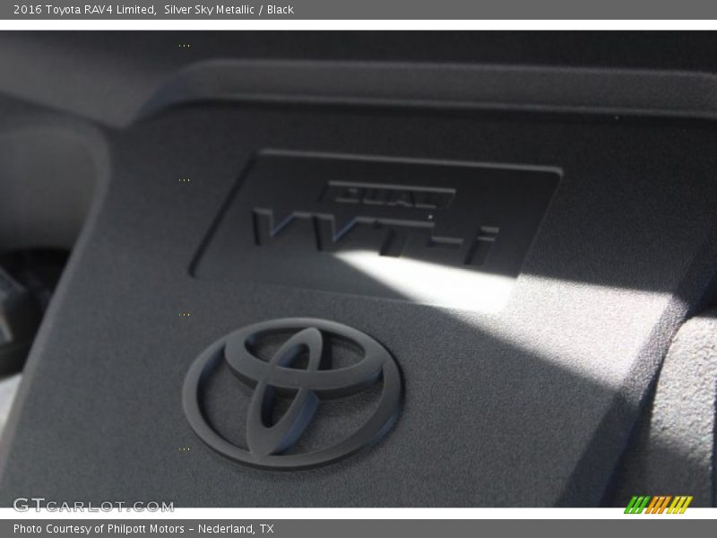 Silver Sky Metallic / Black 2016 Toyota RAV4 Limited