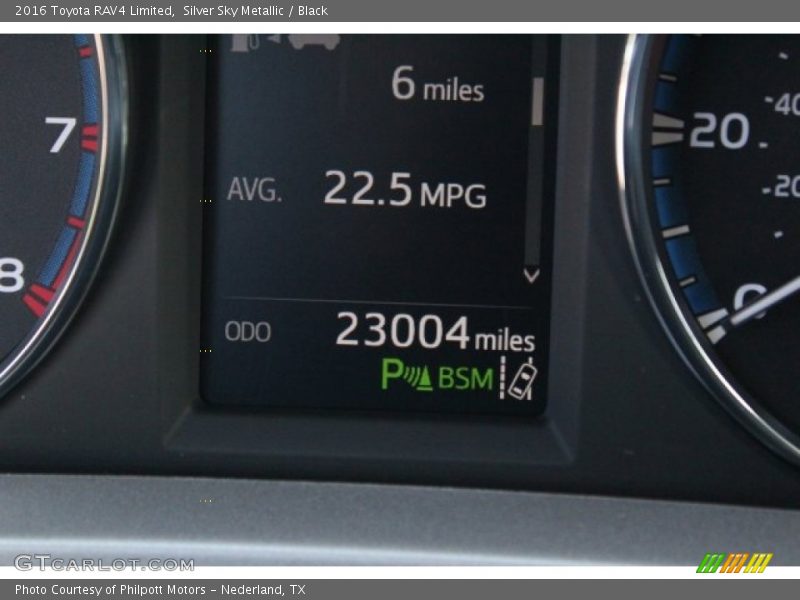 Silver Sky Metallic / Black 2016 Toyota RAV4 Limited