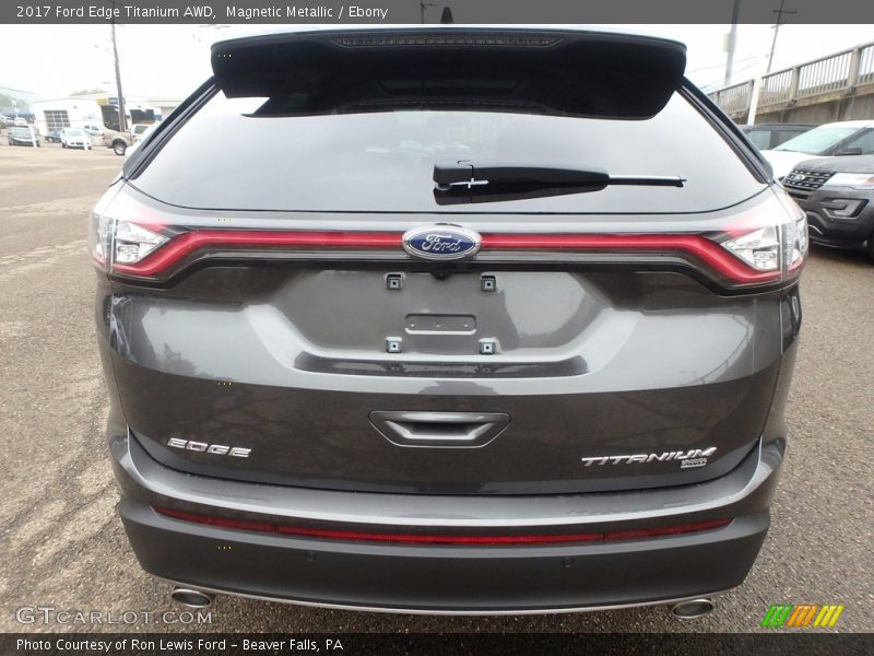Magnetic Metallic / Ebony 2017 Ford Edge Titanium AWD