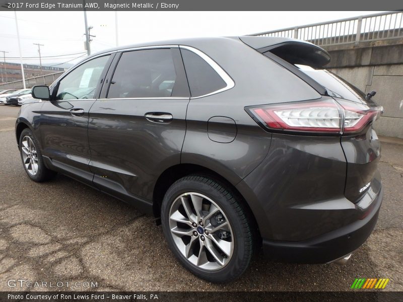 Magnetic Metallic / Ebony 2017 Ford Edge Titanium AWD