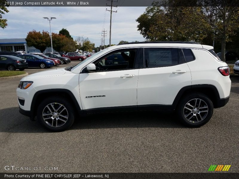 White / Black 2018 Jeep Compass Latitude 4x4