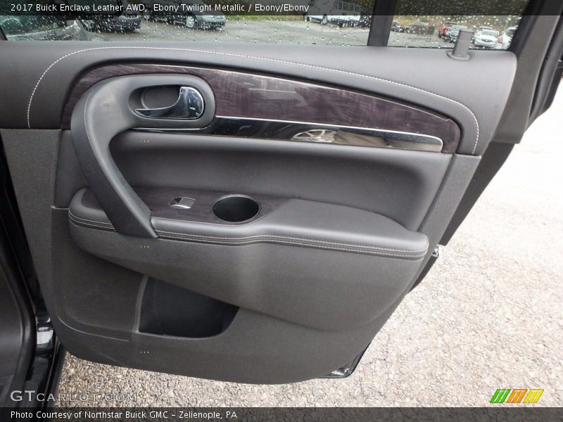 Ebony Twilight Metallic / Ebony/Ebony 2017 Buick Enclave Leather AWD
