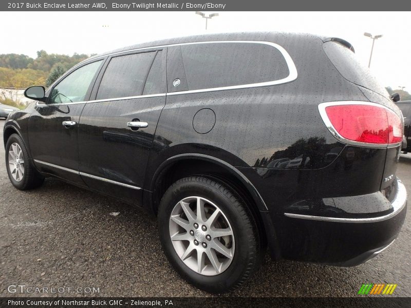 Ebony Twilight Metallic / Ebony/Ebony 2017 Buick Enclave Leather AWD
