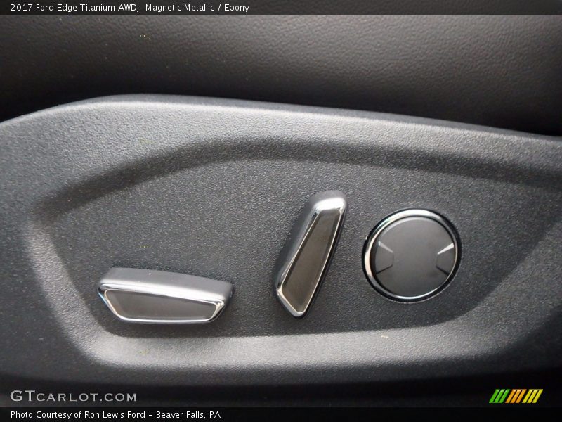 Magnetic Metallic / Ebony 2017 Ford Edge Titanium AWD