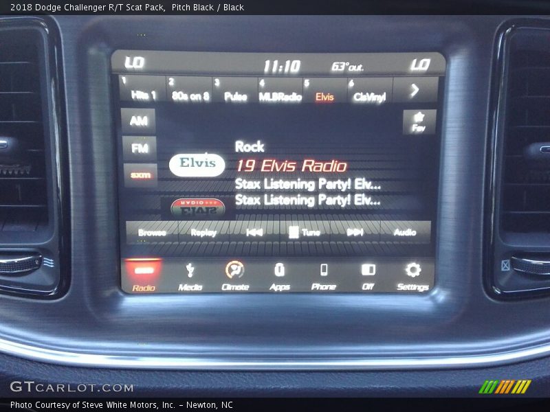 Pitch Black / Black 2018 Dodge Challenger R/T Scat Pack