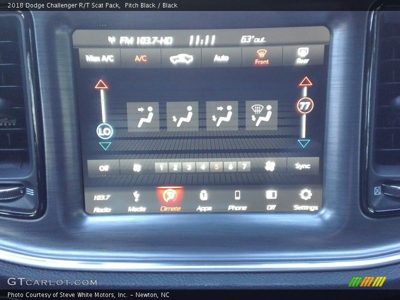 Pitch Black / Black 2018 Dodge Challenger R/T Scat Pack