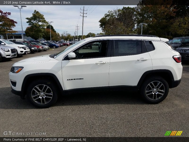 White / Black 2018 Jeep Compass Latitude 4x4