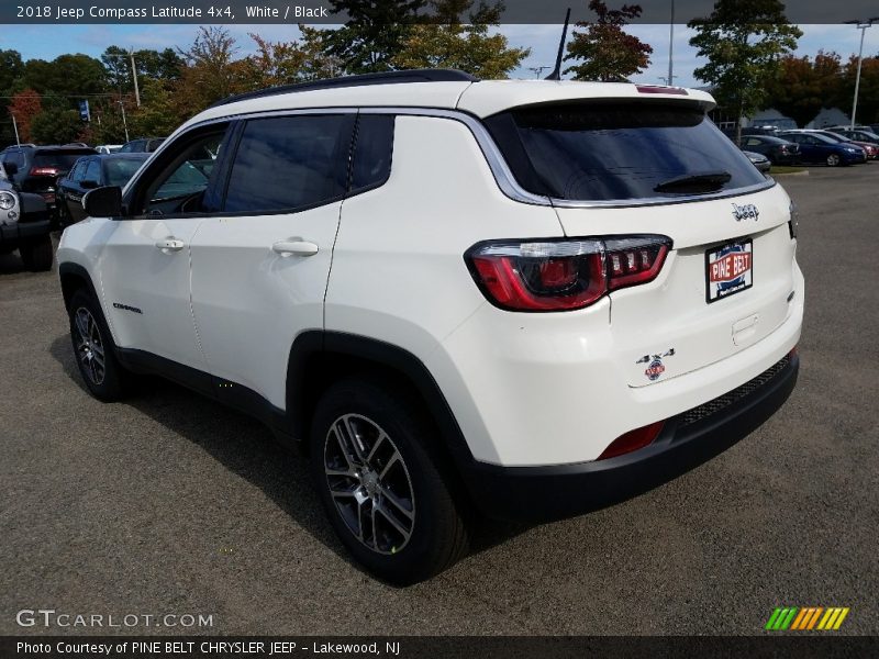 White / Black 2018 Jeep Compass Latitude 4x4