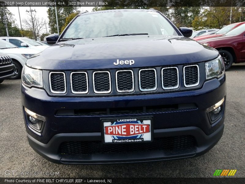 Jazz Blue Pearl / Black 2018 Jeep Compass Latitude 4x4