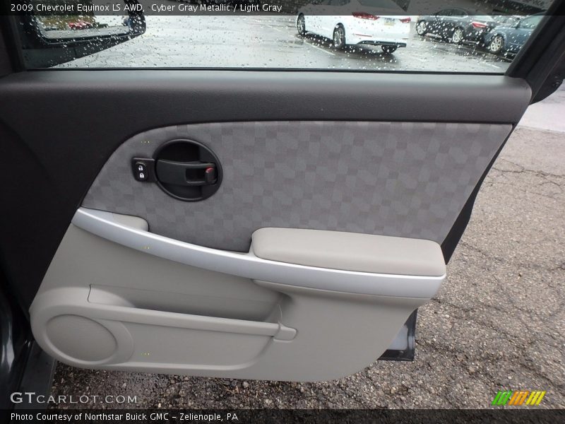 Cyber Gray Metallic / Light Gray 2009 Chevrolet Equinox LS AWD