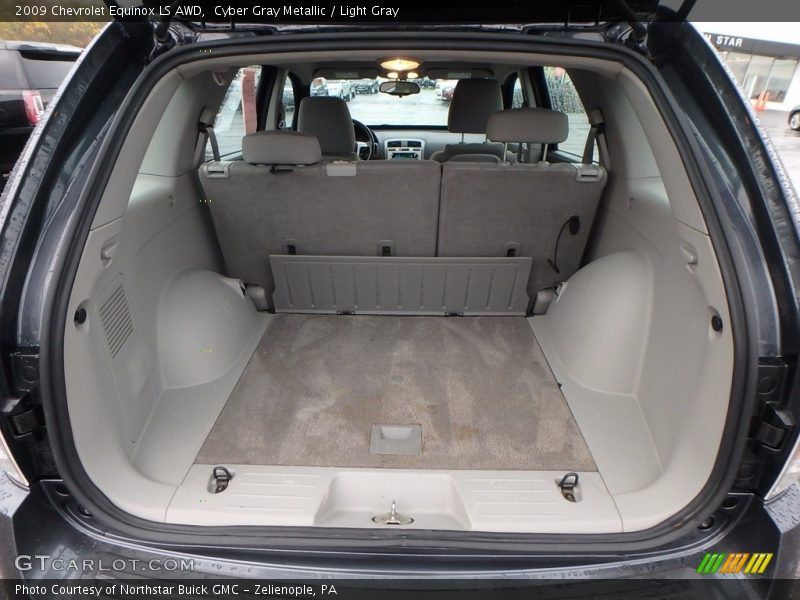 Cyber Gray Metallic / Light Gray 2009 Chevrolet Equinox LS AWD
