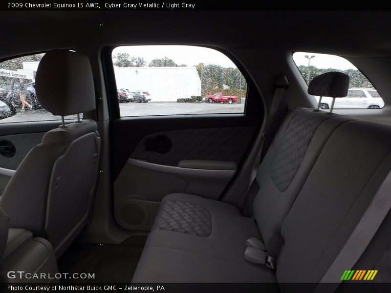 Cyber Gray Metallic / Light Gray 2009 Chevrolet Equinox LS AWD
