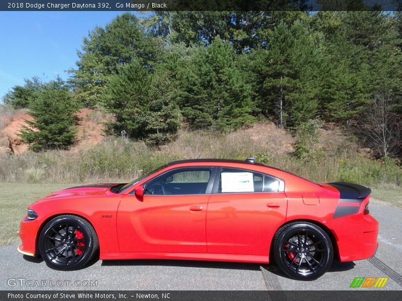 Go Mango / Black 2018 Dodge Charger Daytona 392