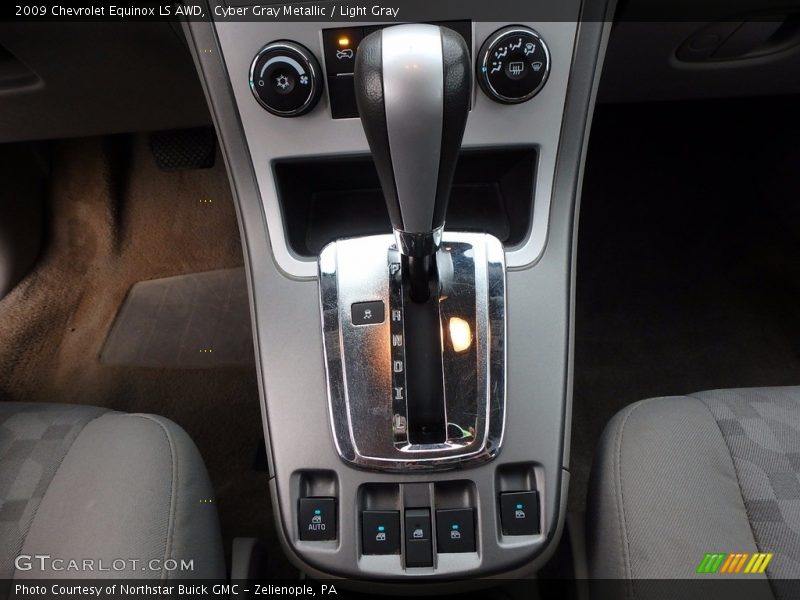 Cyber Gray Metallic / Light Gray 2009 Chevrolet Equinox LS AWD