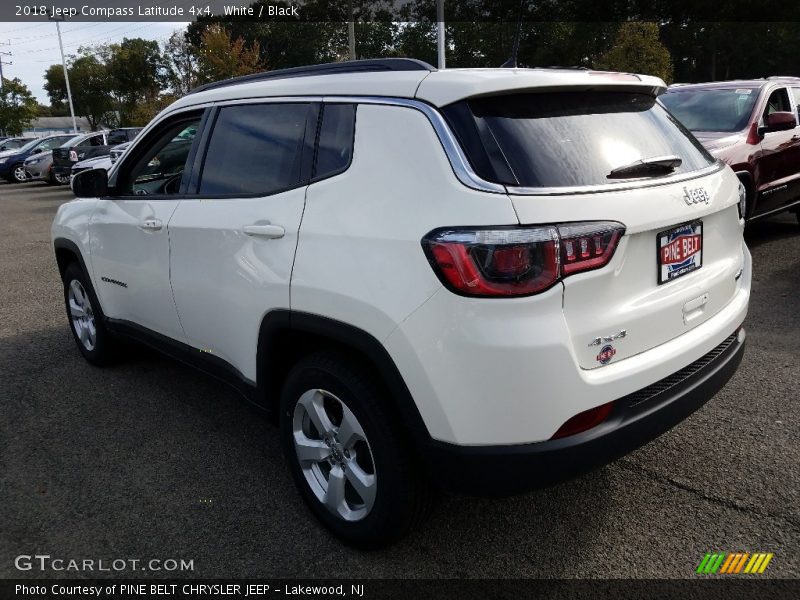 White / Black 2018 Jeep Compass Latitude 4x4