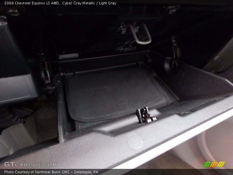 Cyber Gray Metallic / Light Gray 2009 Chevrolet Equinox LS AWD