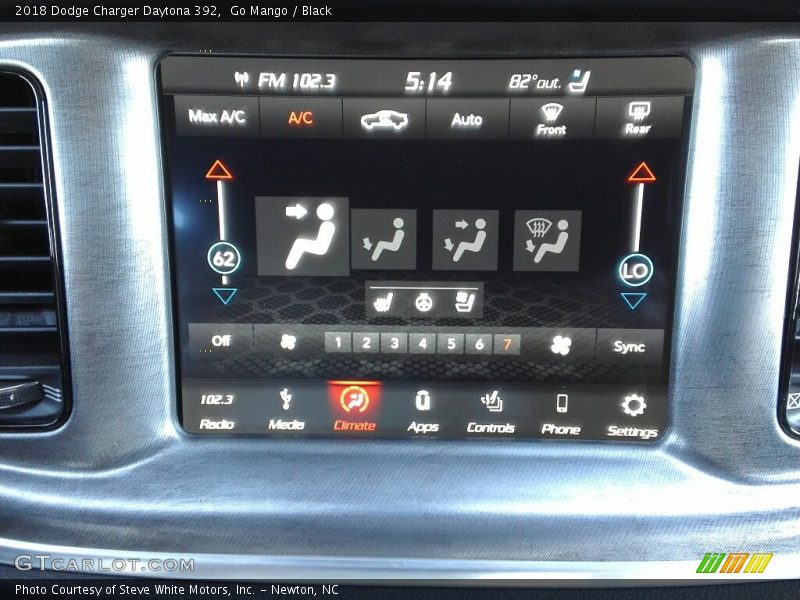 Go Mango / Black 2018 Dodge Charger Daytona 392