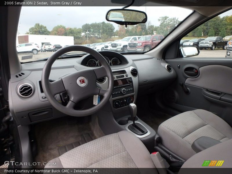 Storm Gray / Gray 2006 Saturn ION 2 Sedan