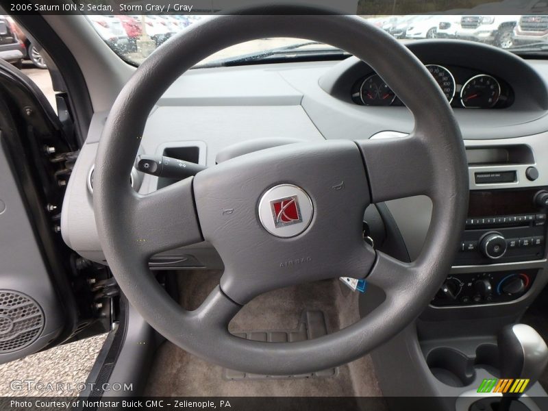 Storm Gray / Gray 2006 Saturn ION 2 Sedan
