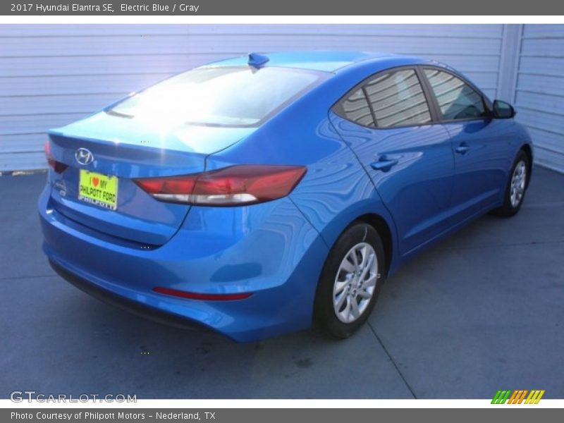 Electric Blue / Gray 2017 Hyundai Elantra SE