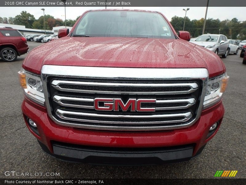 Red Quartz Tintcoat / Jet Black 2018 GMC Canyon SLE Crew Cab 4x4