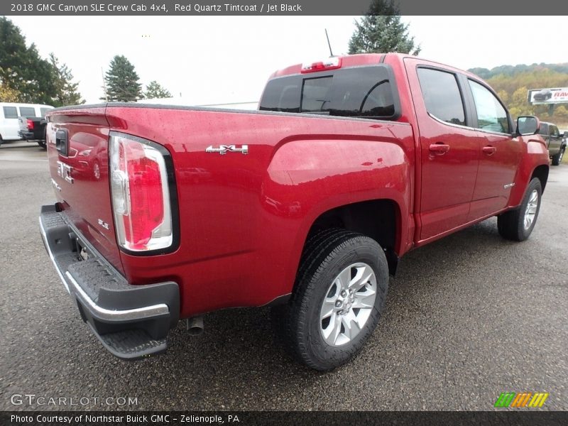 Red Quartz Tintcoat / Jet Black 2018 GMC Canyon SLE Crew Cab 4x4