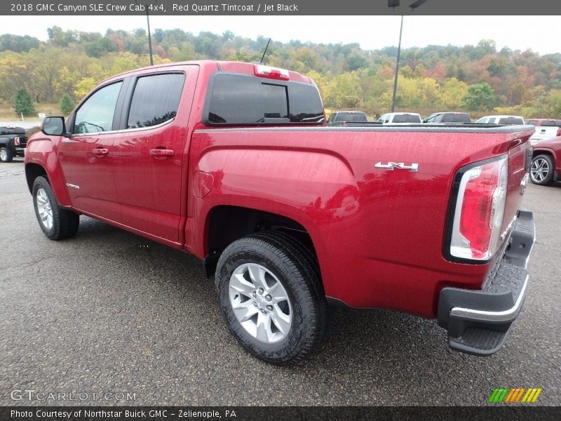 Red Quartz Tintcoat / Jet Black 2018 GMC Canyon SLE Crew Cab 4x4